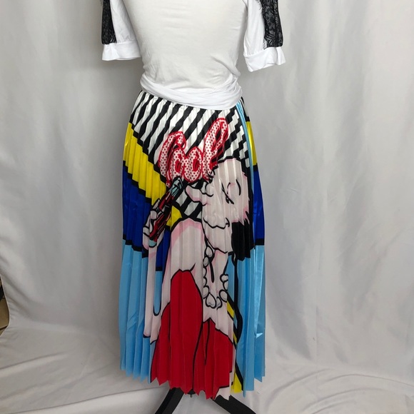 Colorful/Fun A-Line Skirt (Olive Oyl) NWOT - Picture 5 of 5